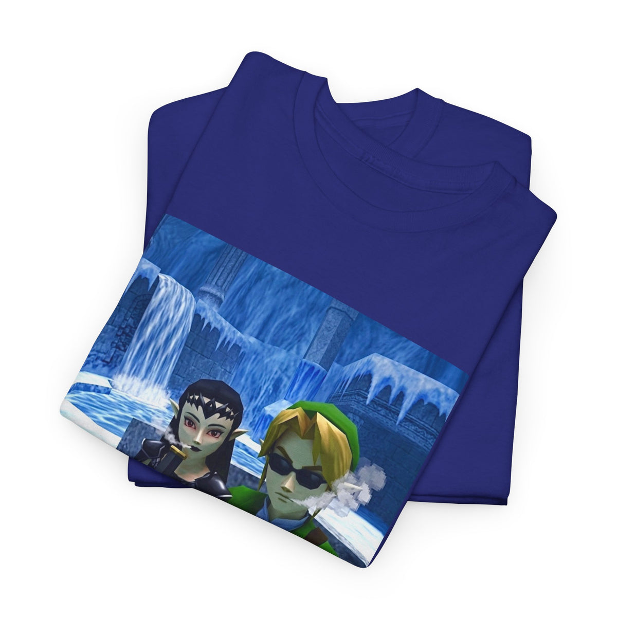 Goth Zora And Link Chilling Icy Plateau