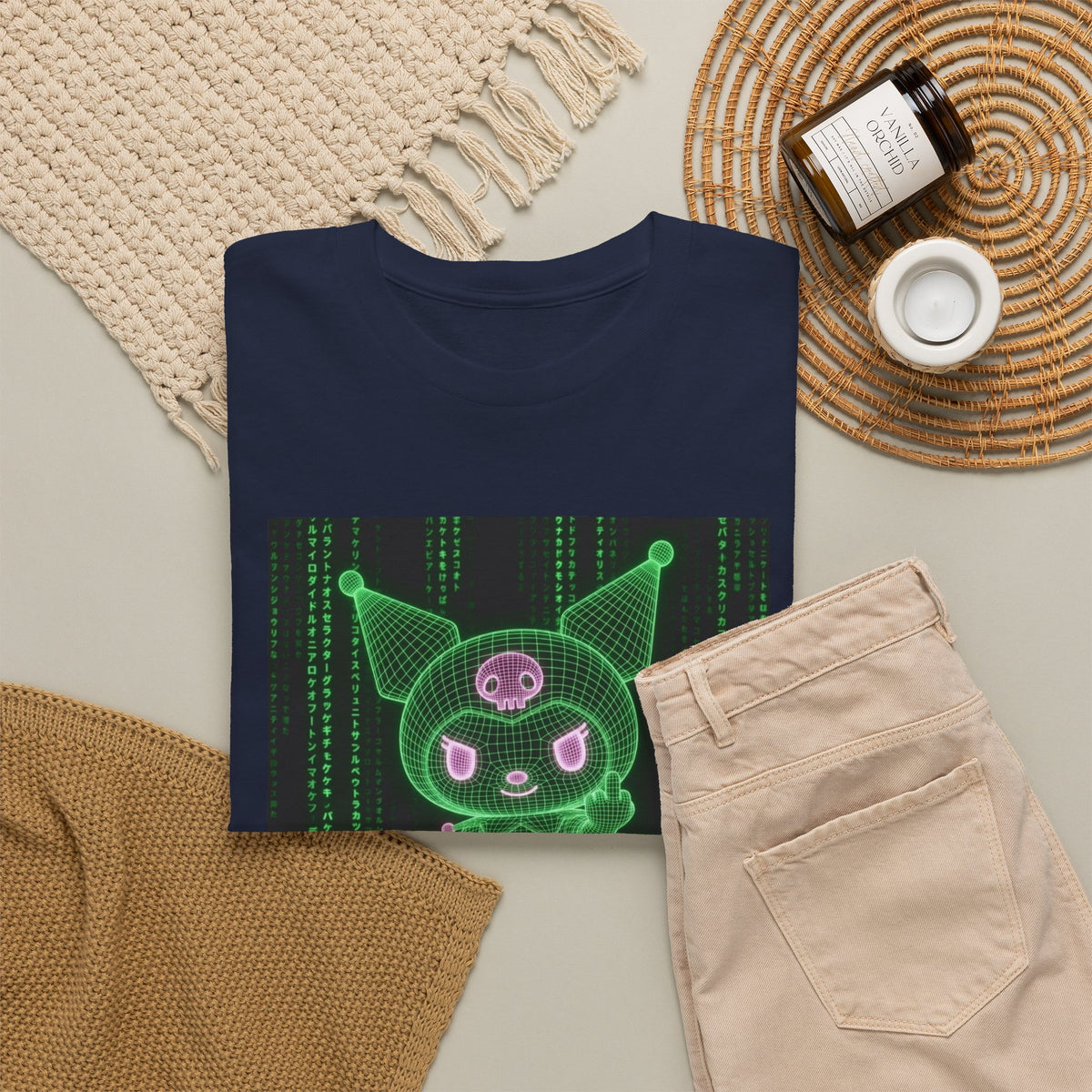 Cyberpunk Kuromi Skater Matrix Tee