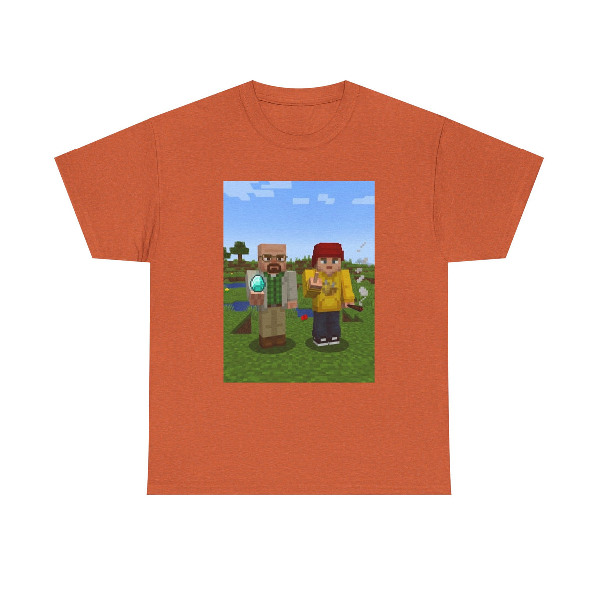 Walter White and Jesse Pinkman Minecraft Tee