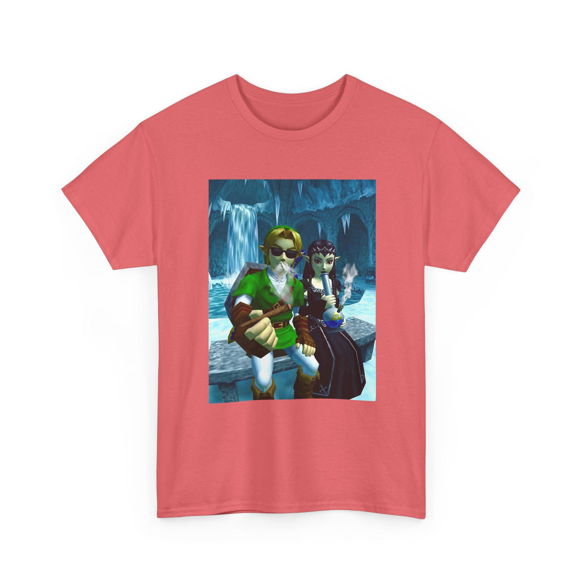 Hero and Dark Princess Chillin' in Ice Cave