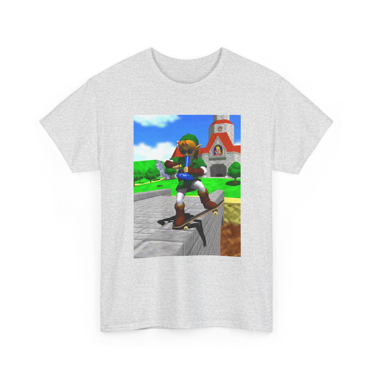 Stoner Link On Skateboard With Ocarina Bong