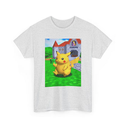 Pikachu Flipping The Bird At Peach's Castle