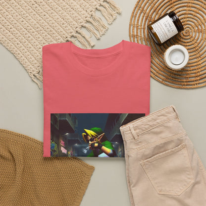 Street Link Smoking On Skateboard Tee