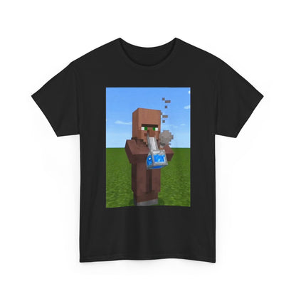 Villager Enjoying A Blocky Bong Hit