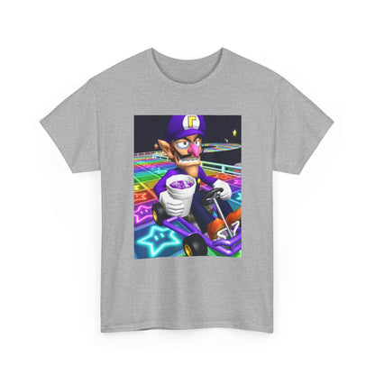Waluigi Sipping Lean On Rainbow Road Tee (Design 4)