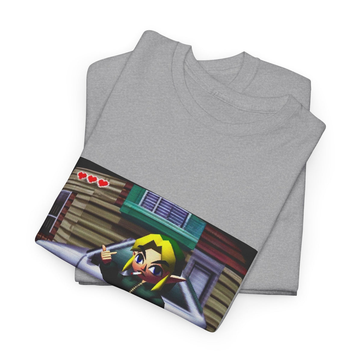 Link Smoking And Flipping The Bird Tee