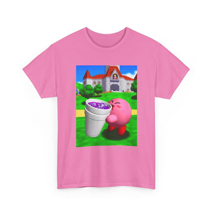 Kirby Sipping Purple Drank In Princess Peach's Castle