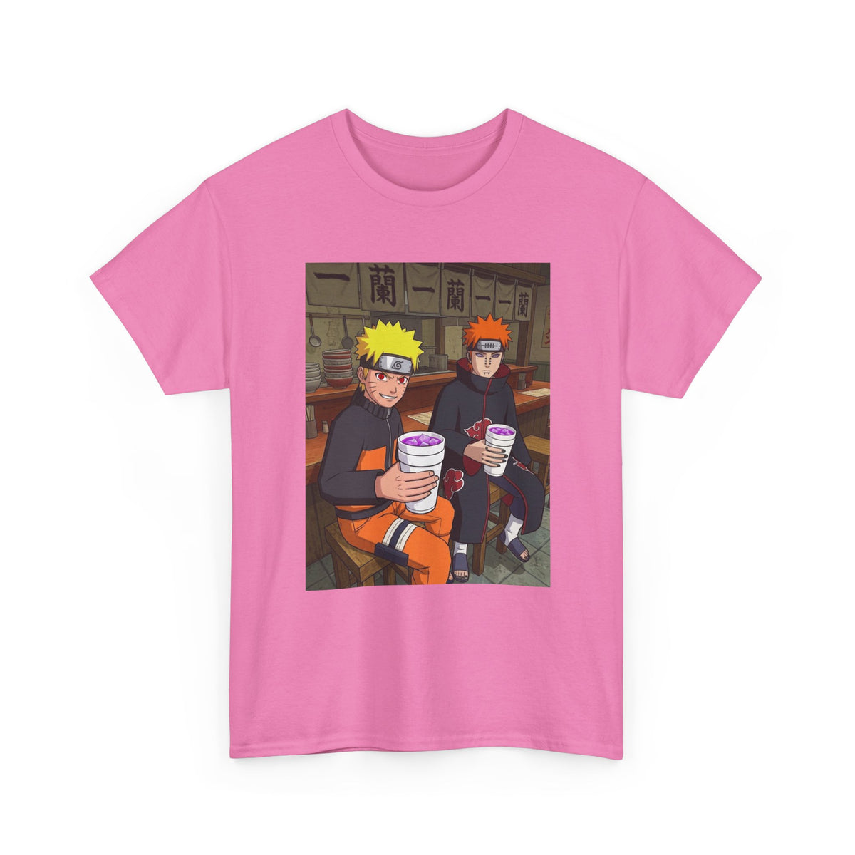 Naruto And Pain Sipping Lean Tee