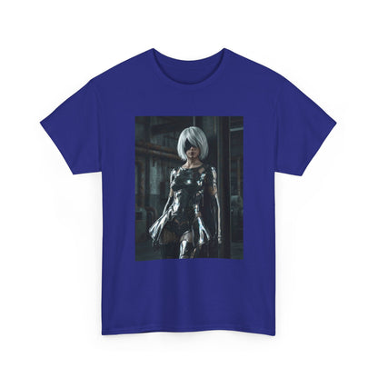 Chrome 2B Leaning In Industrial Scene