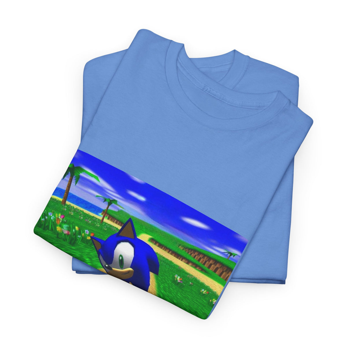 Sonic On A Trippy Green Hill Zone
