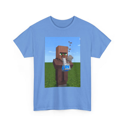 Villager Enjoying A Blocky Bong Hit