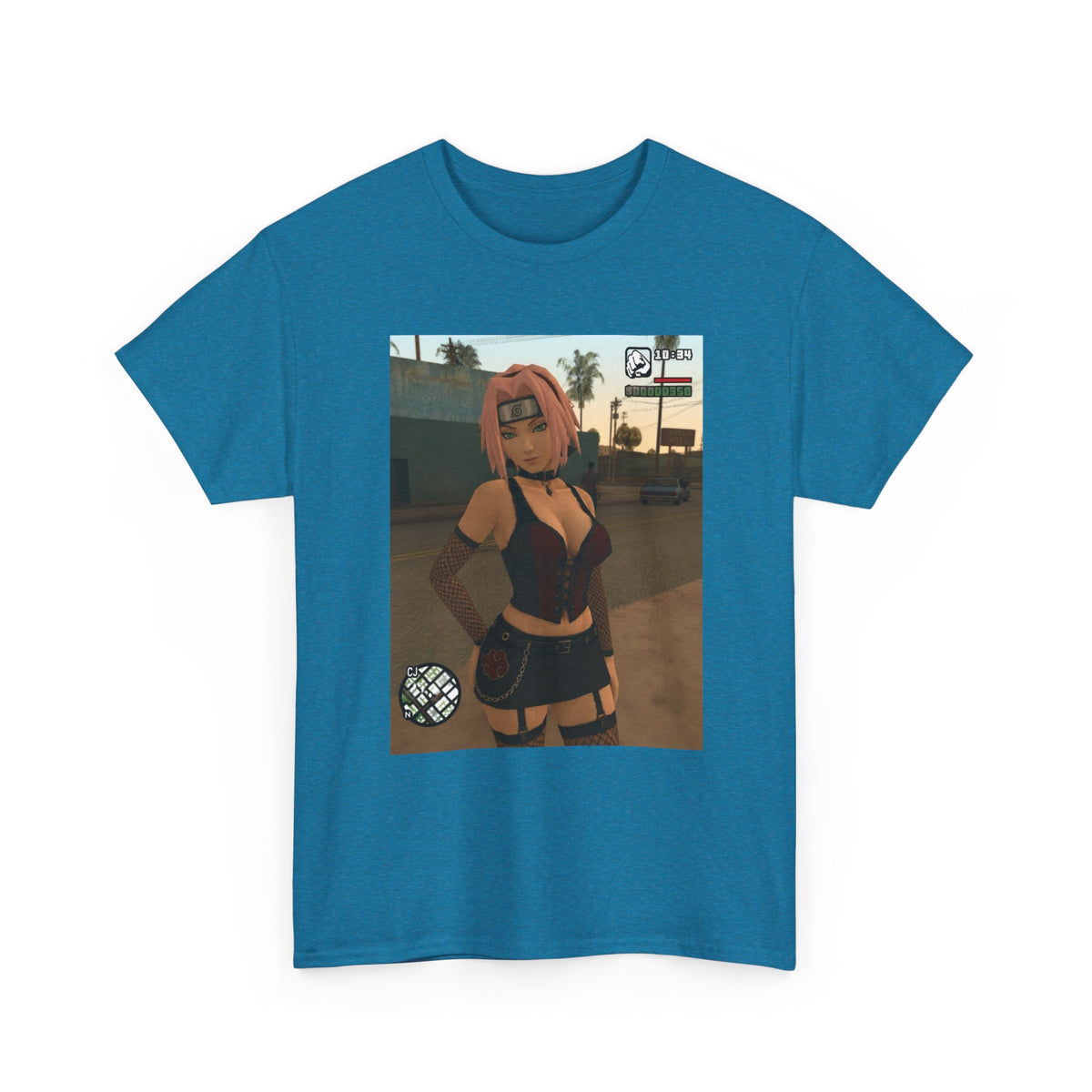 Sakura Haruno In GTA Style Tee