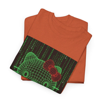 Cyber Hello Kitty Flips The Bird Tee