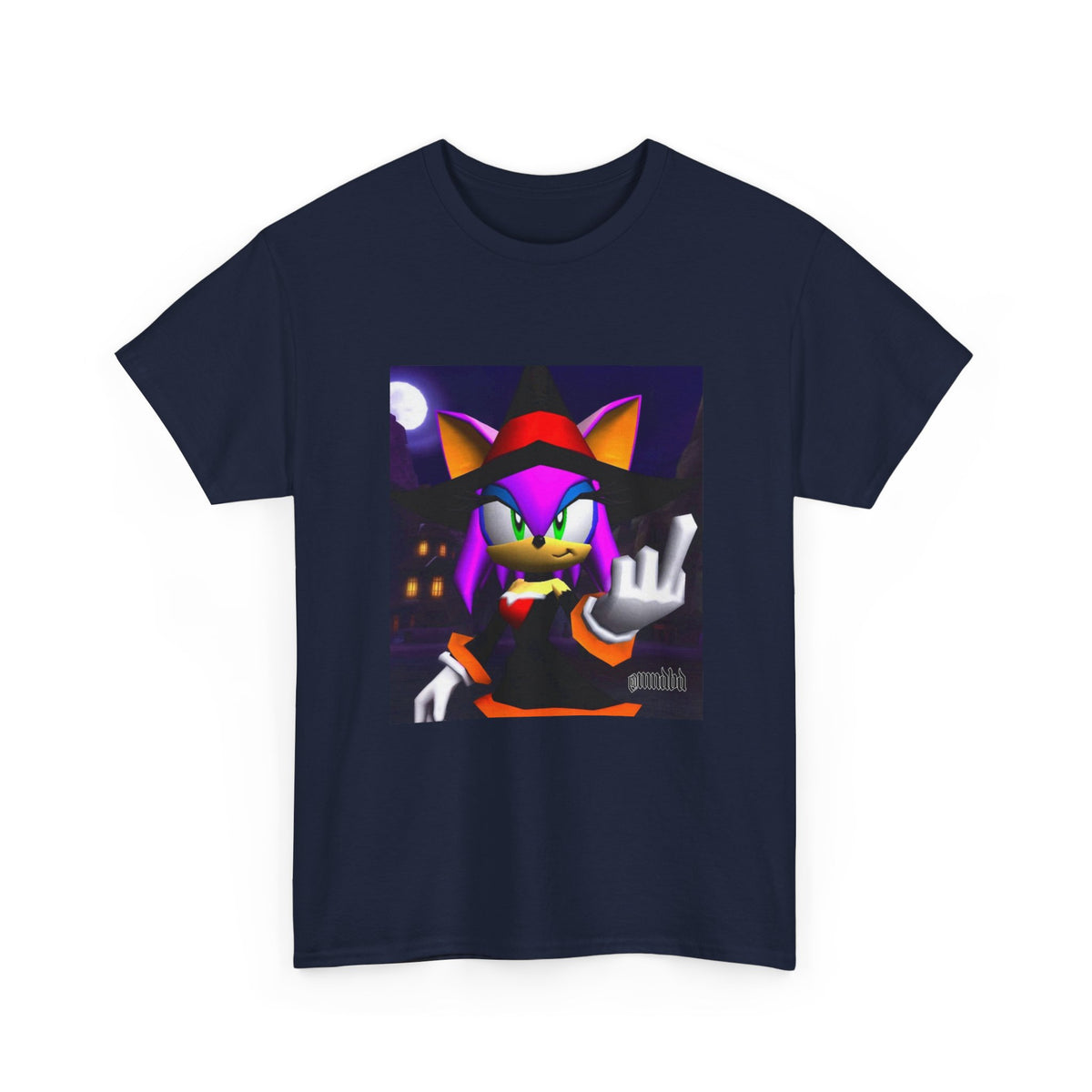 Witchy Sonic Character Giving Middle Finger
