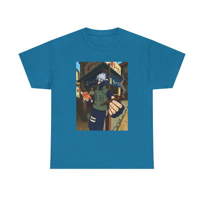 Kakashi Relaxing With Blunt And Book Tee