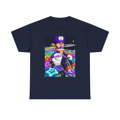 Waluigi Sipping Lean On Rainbow Road Tee (Design 4)