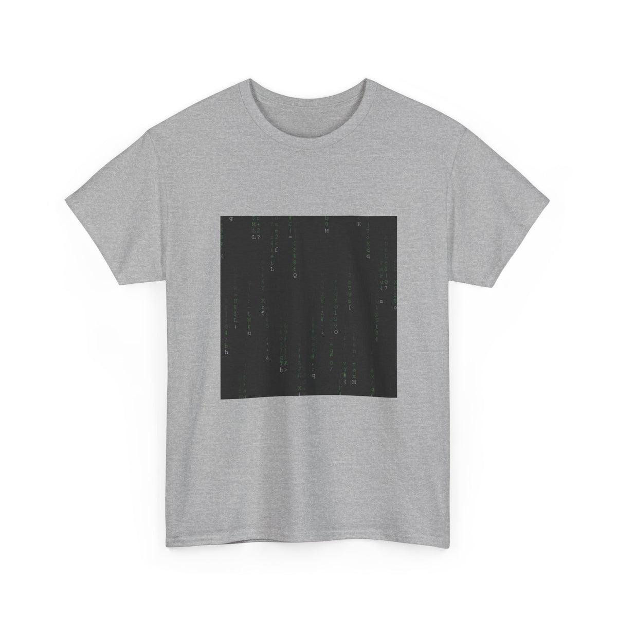 Neon Figure In Cyber Shower Tee