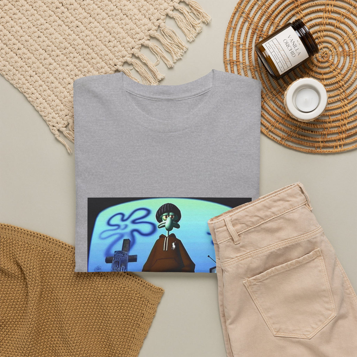 Drip Squidward Chilling In His Pad Tee