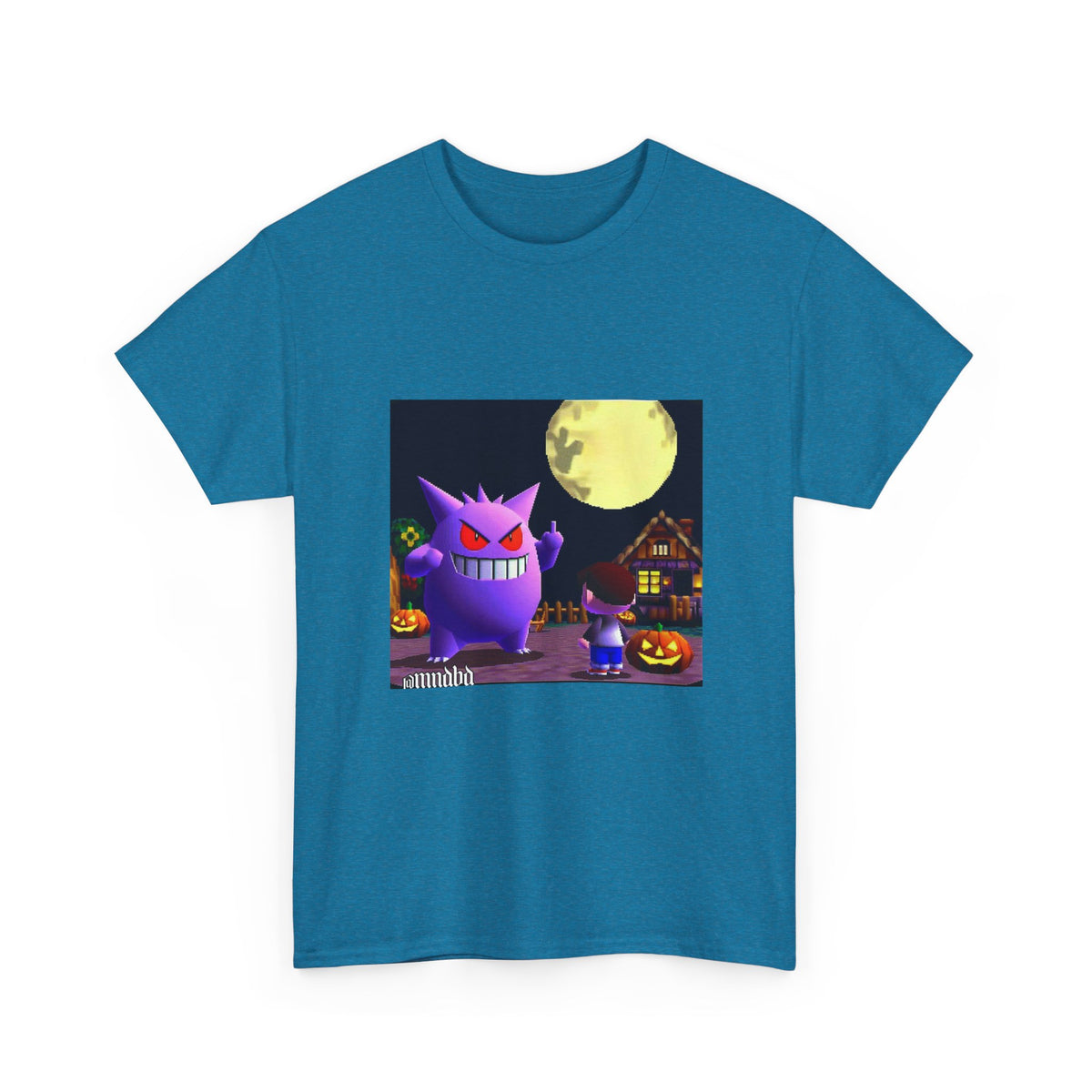 Gengar Flipping Off Villager At Night