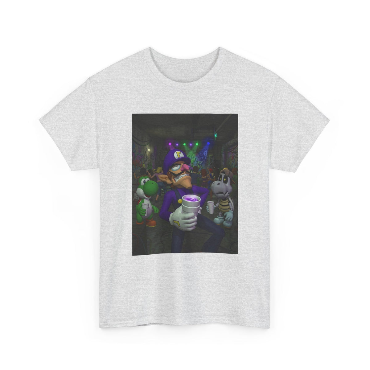 Waluigi, Yoshi, And Dry Bones Clubbin' Tee