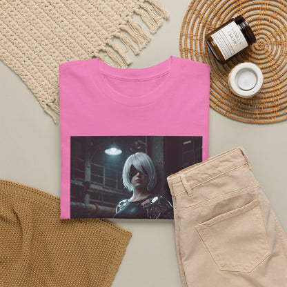 Android In Melted Chrome Cyberpunk Tee