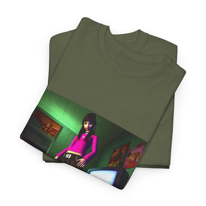 Y2K Vibe Girl In Her Room Tee