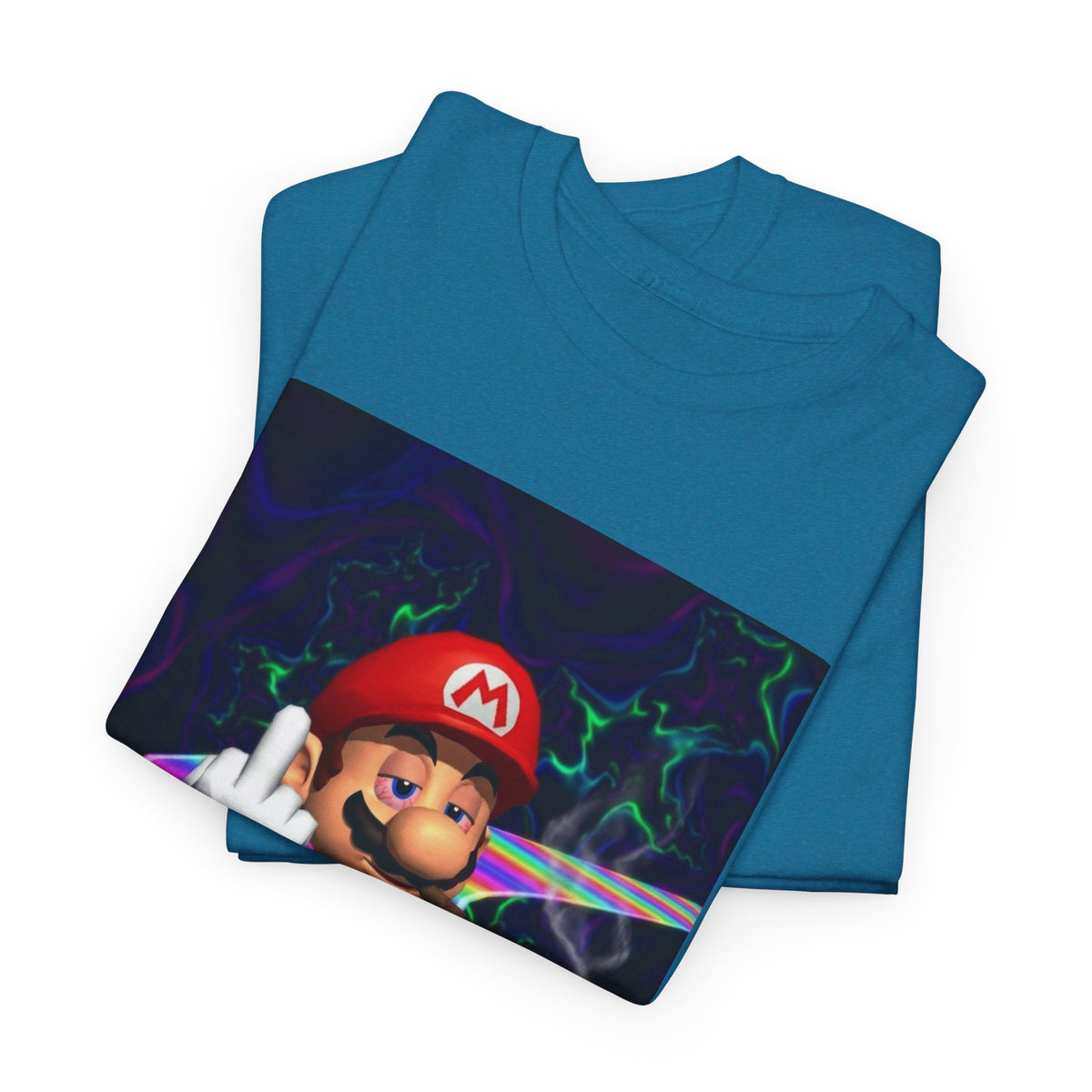 High Mario Karting On Rainbow Road