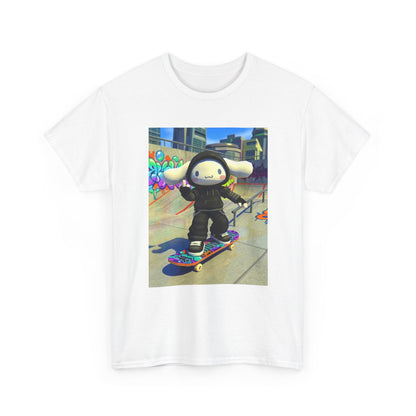 Edgy Cinnamoroll Skater Flipping Off Tee