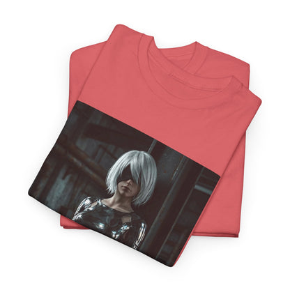 Chrome 2B Leaning In Industrial Scene