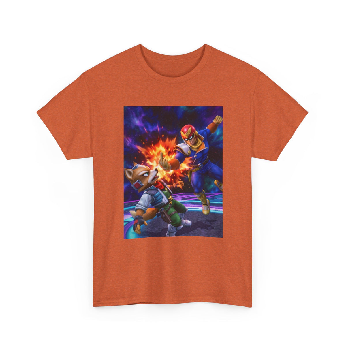 Falcon Punch Fox Flipping The Bird Tee