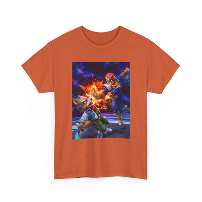 Falcon Punch Fox Flipping The Bird Tee