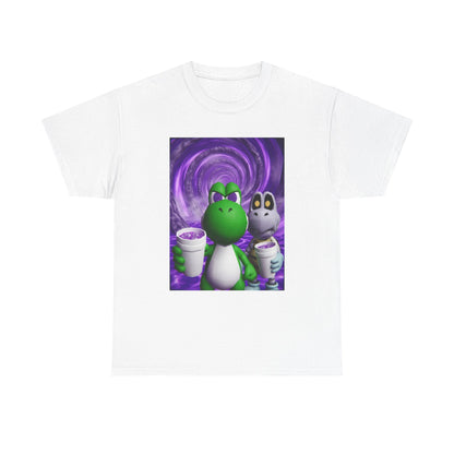 Yoshi And Dry Bones Sippin' Purple