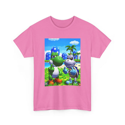 Yoshi And Dry Bones Flipping Off Tee