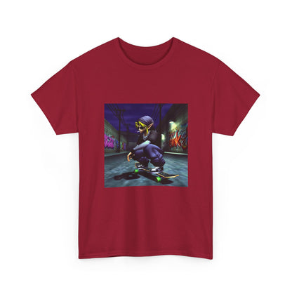 Edgy Link Skater Smoking Alley Tee