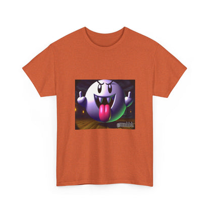 Edgy Ghost Flipping The Bird Tee
