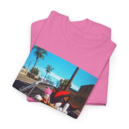 Shadow The Hedgehog Driving With Attitude Tee