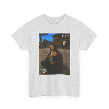 Mona Lisa Hitting The Bong Tee