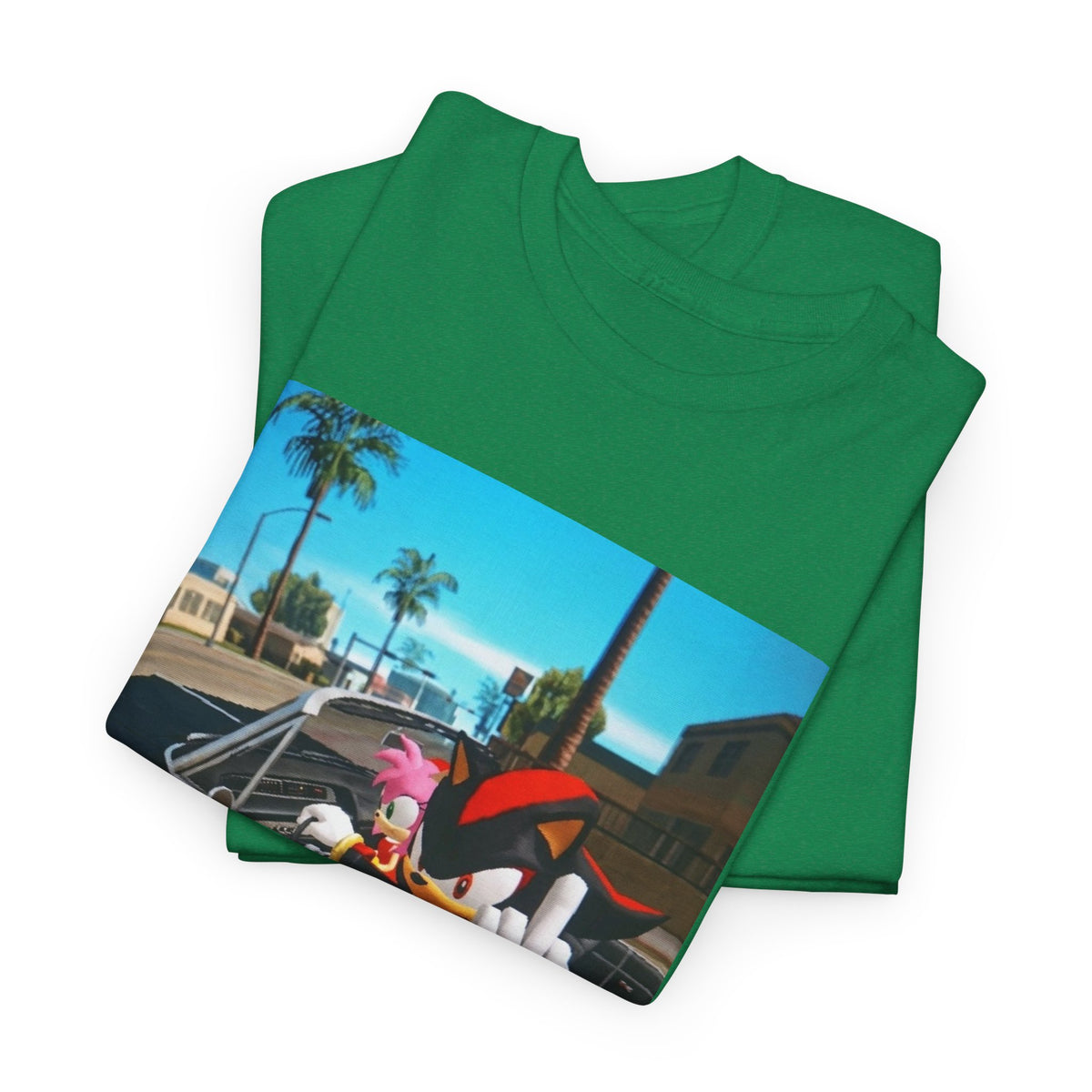 Shadow The Hedgehog Driving With Attitude Tee