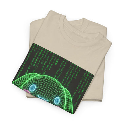 Wireframe Bunny Flips The Bird Tee