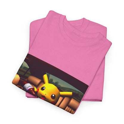 Pikachu Pouring Lean In Car Tee
