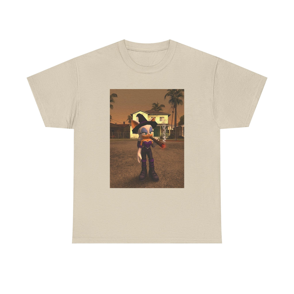 Rouge The Bat Smoking A Blunt Tee