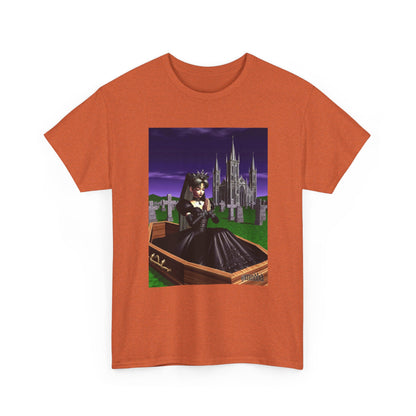 Gothic Girl Meditating In Coffin Tee