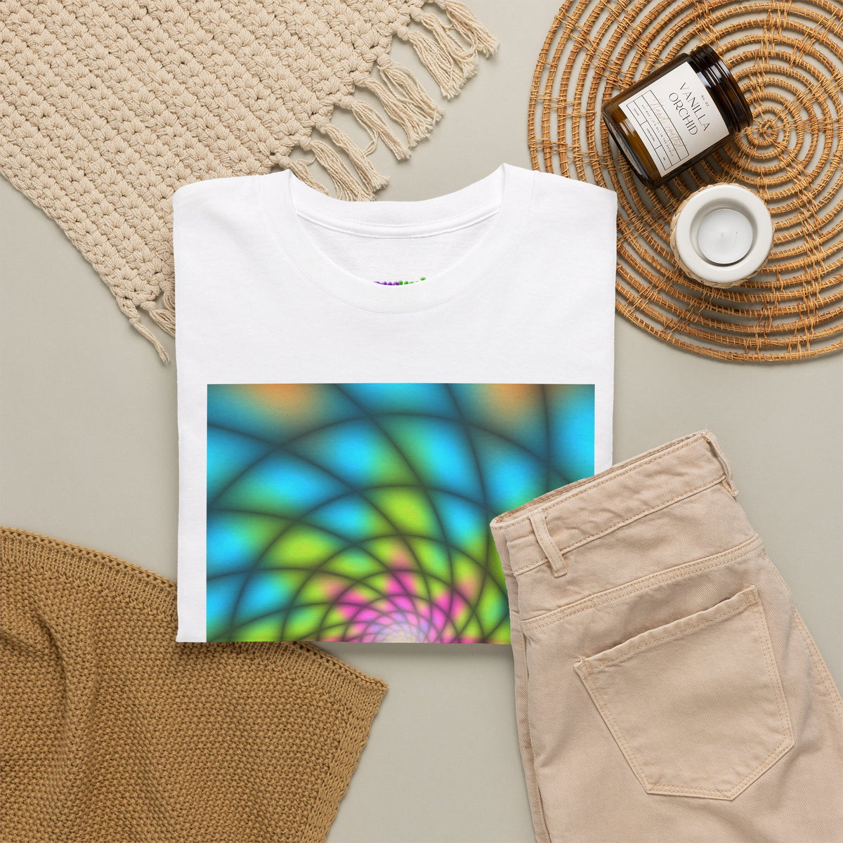Dacwoo drawings — Spiral Spectrum Mandala