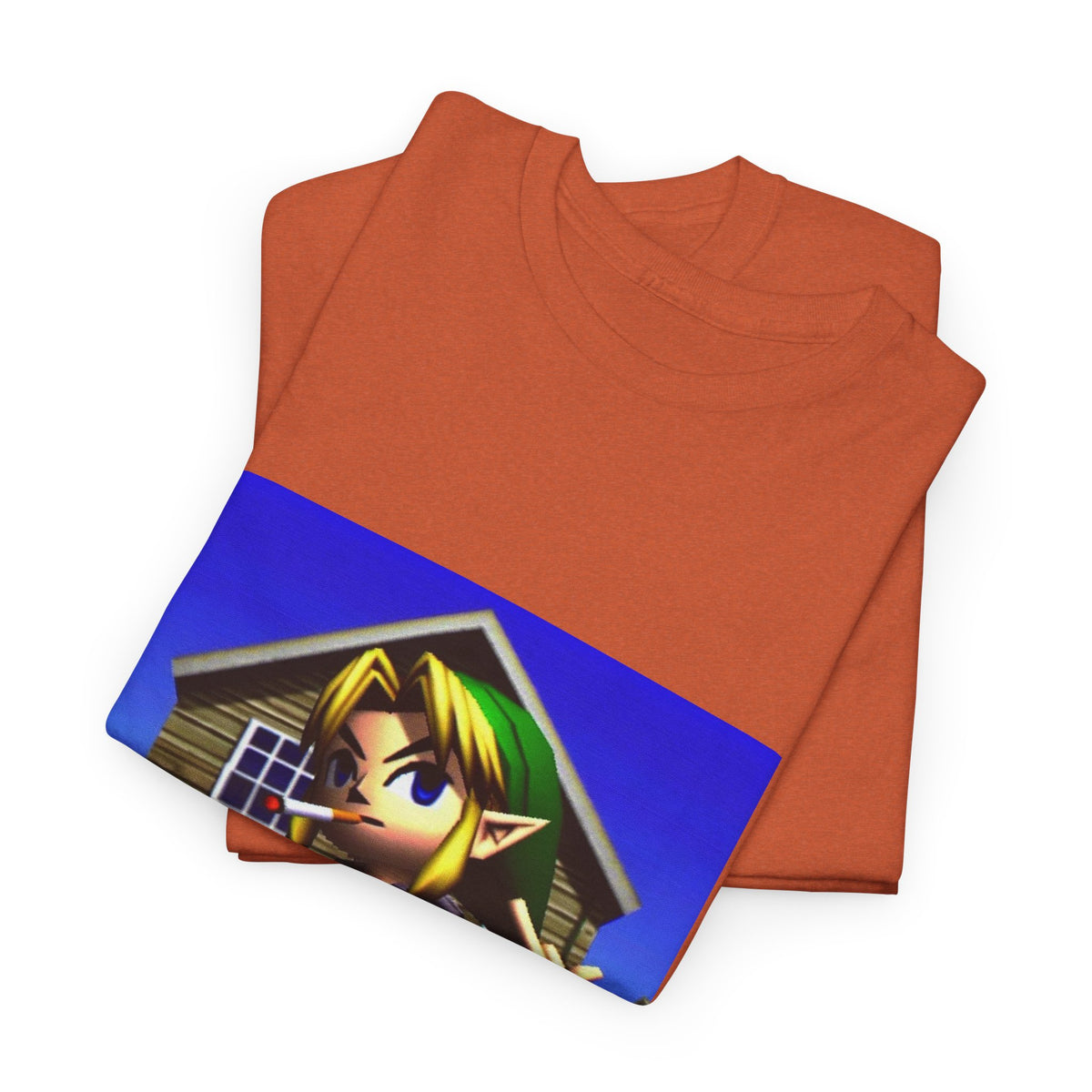 Edgy Hero Smoking And Flipping The Bird Tee
