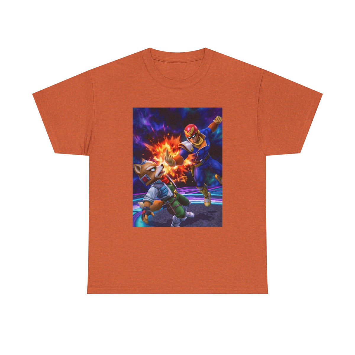 Falcon Punch Fox Flipping The Bird Tee