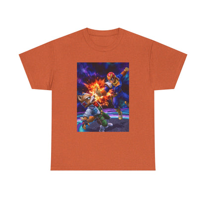 Falcon Punch Fox Flipping The Bird Tee