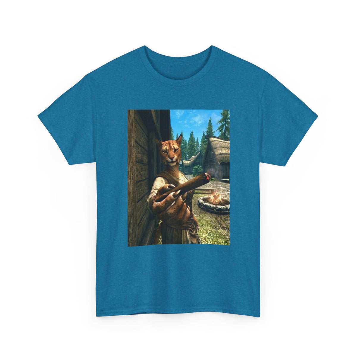 Khajiit Offering Big Blunt Tee