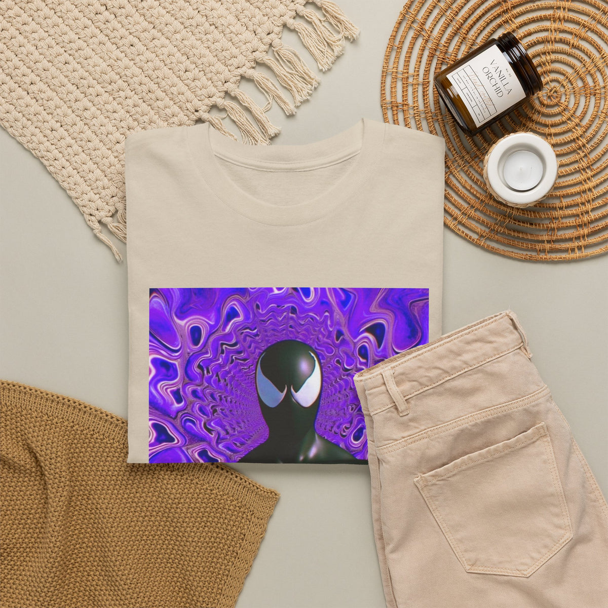 Venom Spider-Man Holding Purple Double Cup
