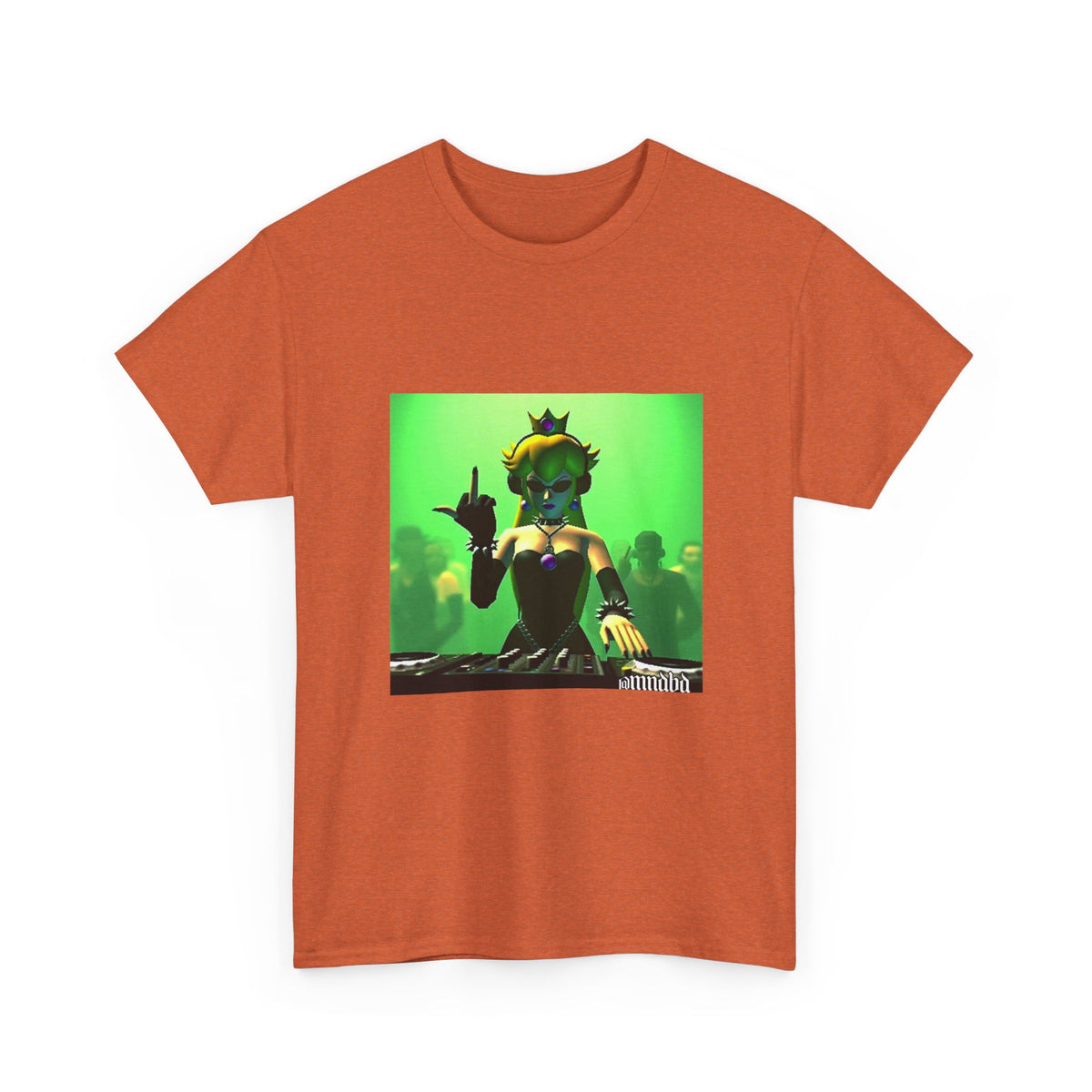 Gothic Peach DJ Flipping The Bird Tee