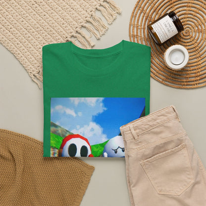 Shy Guy And Boo Flipping Off Tee